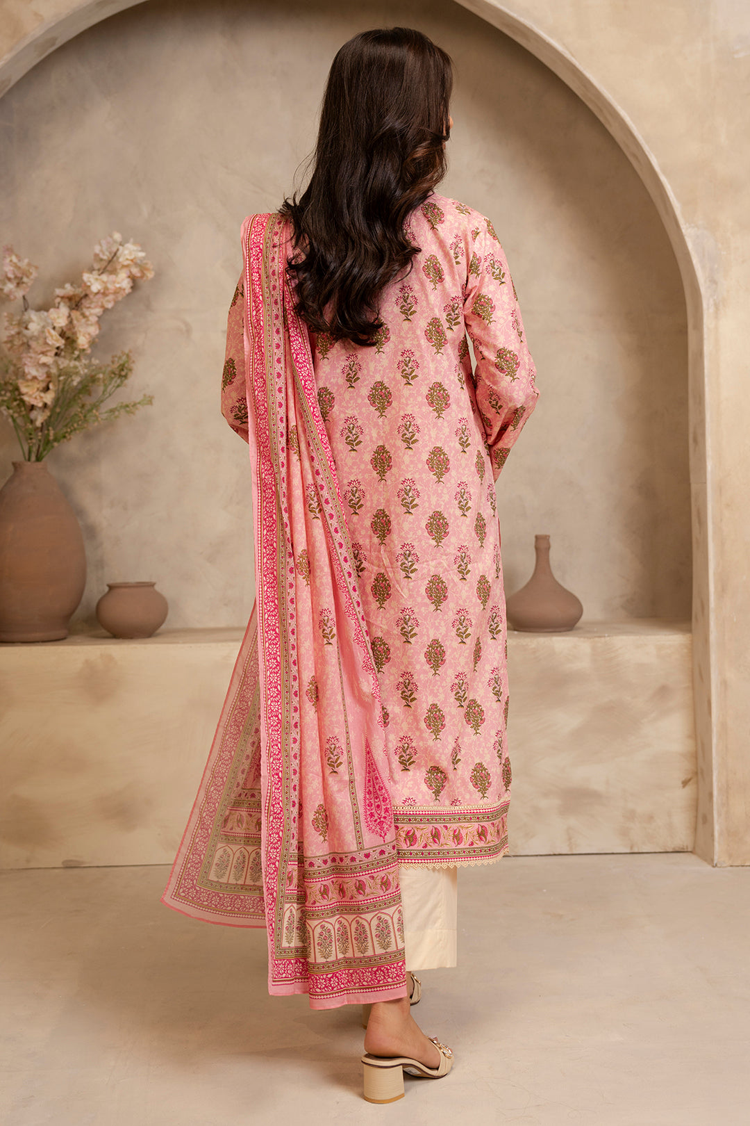 Zellbury | Unstitched 2 Piece Lawn | Shirt Dupatta - 0157 - Libasekhas