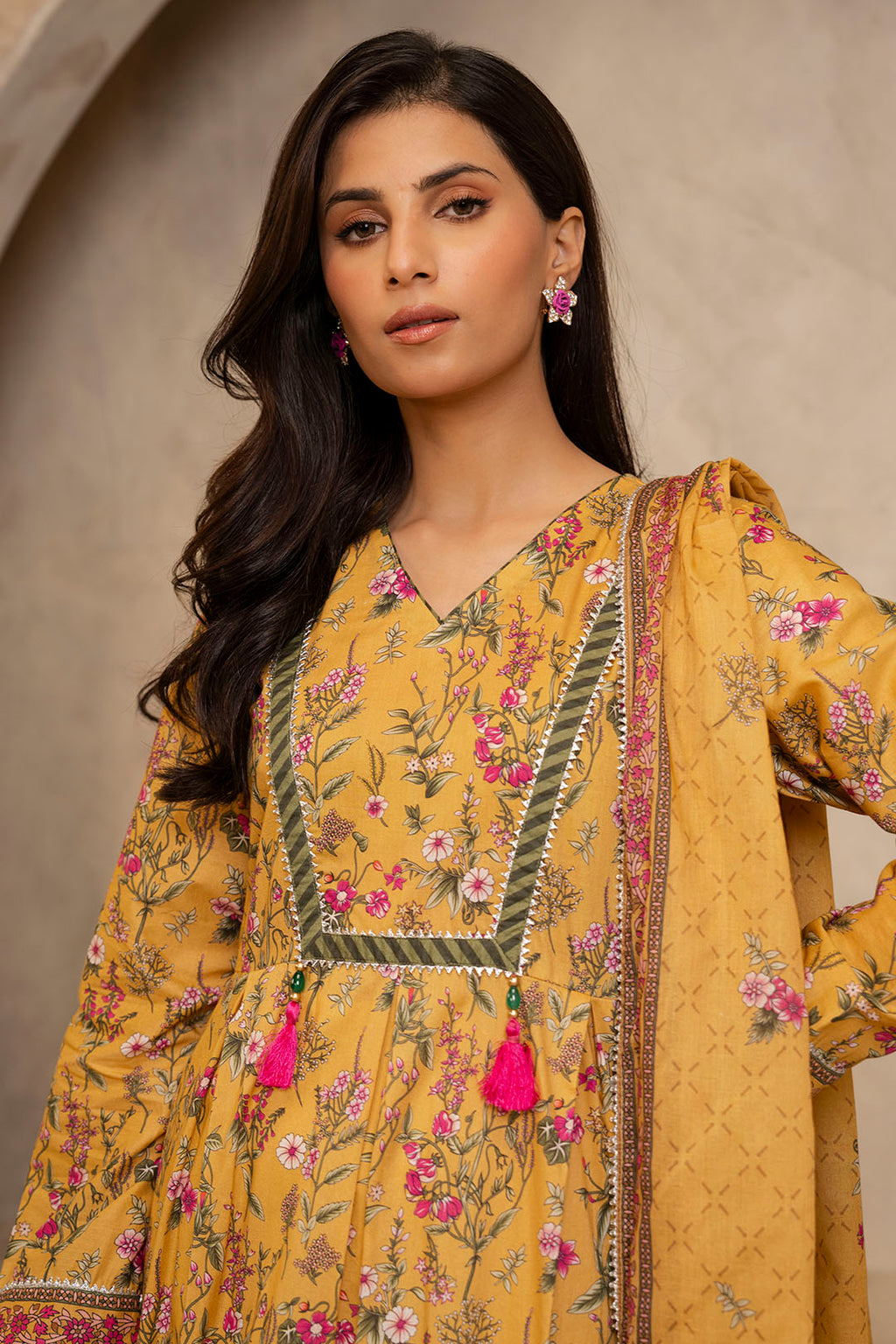 Zellbury | Unstitched 2 Piece Lawn | Shirt Dupatta - 0159 - Libasekhas