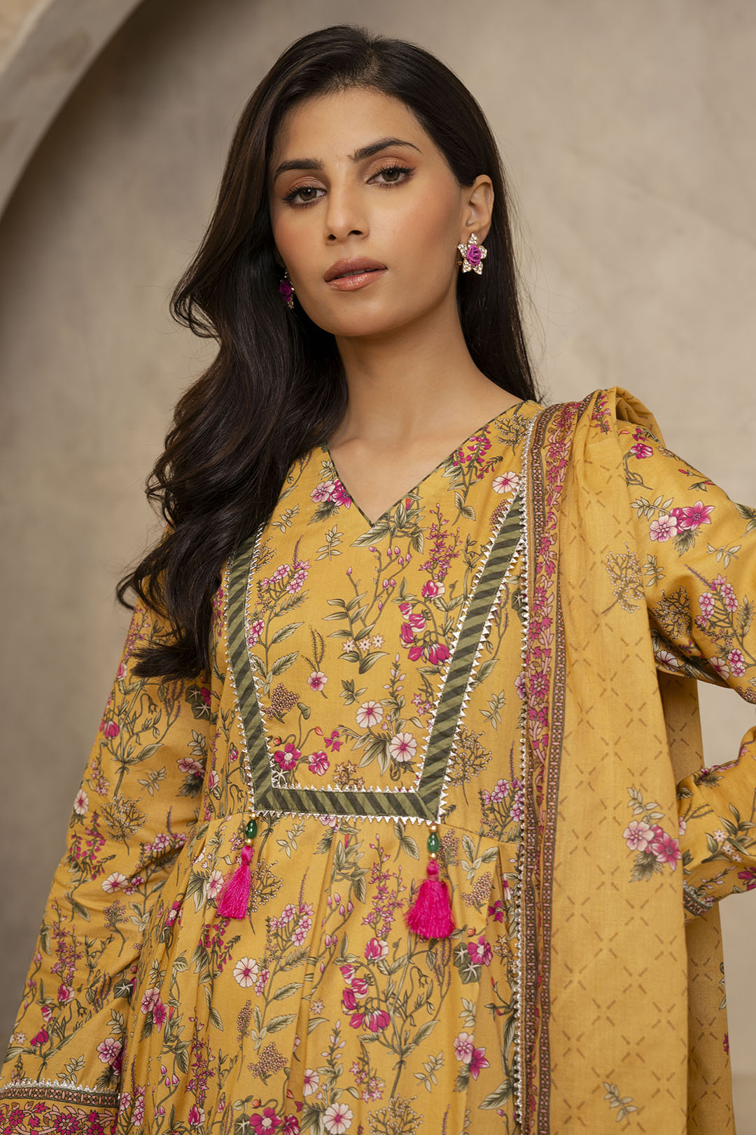 Zellbury | Unstitched 2 Piece Lawn | Shirt Dupatta - 0159 - Libasekhas