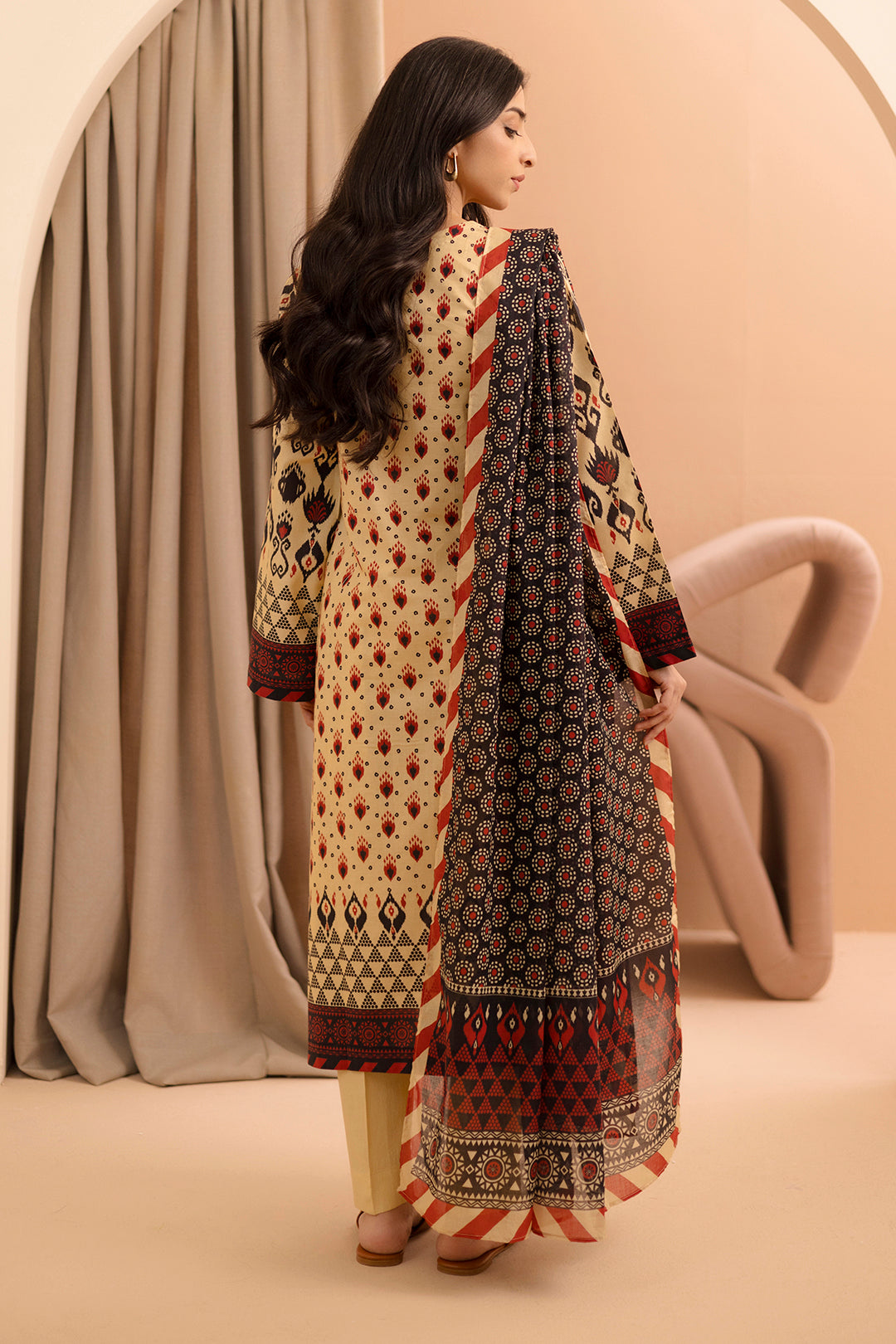 Zellbury | Unstitched 2 Piece Lawn | Shirt Dupatta - 0160 - Libasekhas