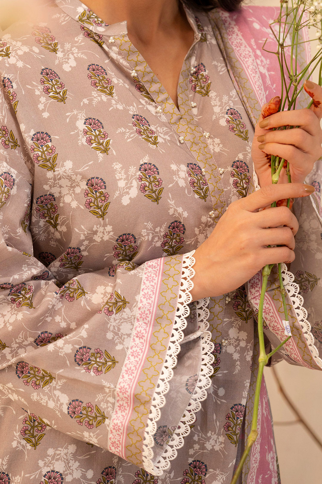 Zellbury | Unstitched 3 Piece Lawn | Shirt Shalwar Dupatta - 0029 - Libasekhas