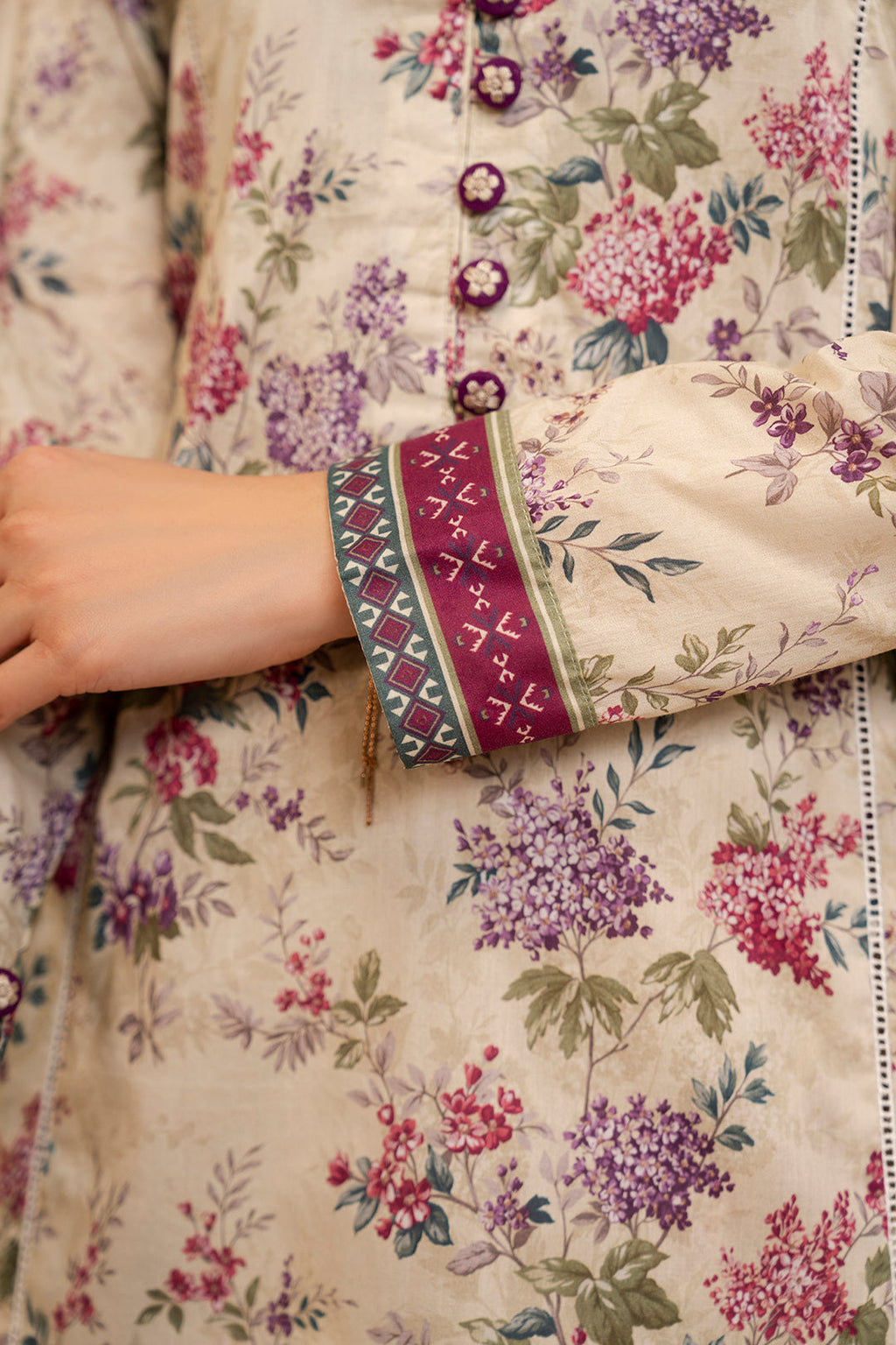 Zellbury | Unstitched 3 Piece Lawn | Shirt Shalwar Dupatta - 0059 - Libasekhas
