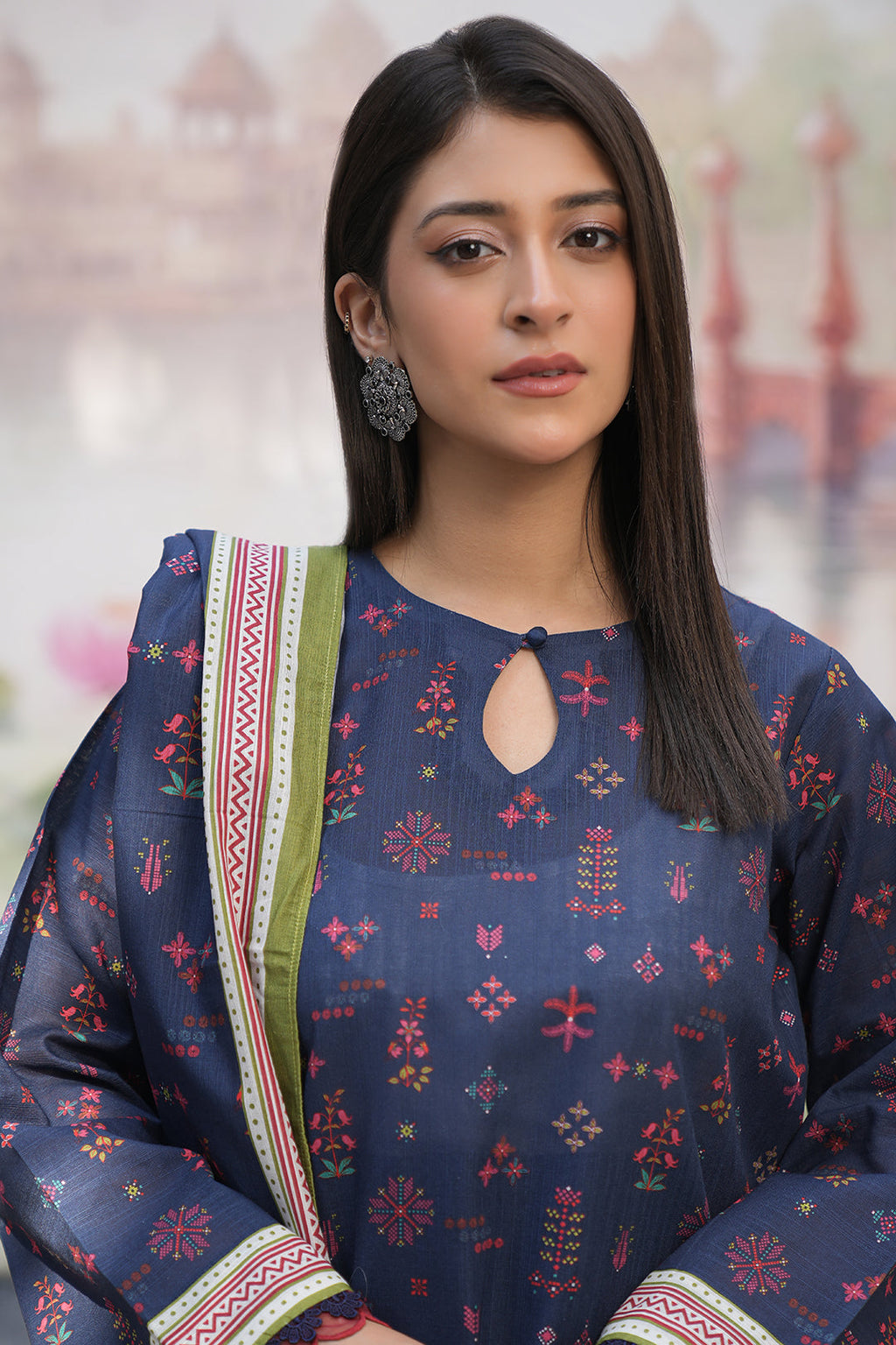 Zellbury | Unstitched 3 Piece Khaddar | Embroidered Shirt Shalwar Dupatta - 0478 - Libasekhas