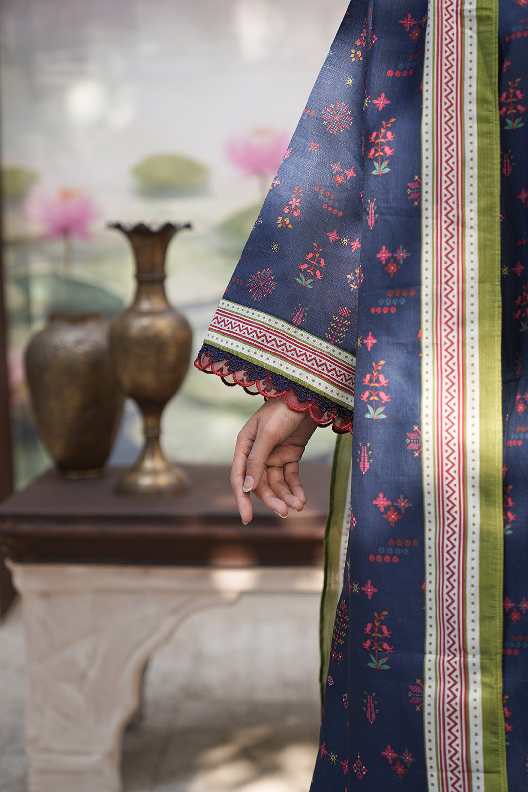 Zellbury | Unstitched 3 Piece Khaddar | Embroidered Shirt Shalwar Dupatta - 0478 - Libasekhas