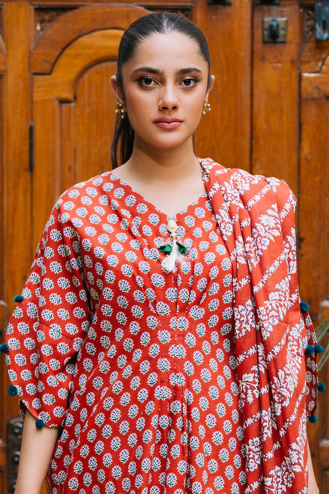 Zellbury | Unstitched 2 Piece Khaddar | Shirt Dupatta - 0250 - Libasekhas