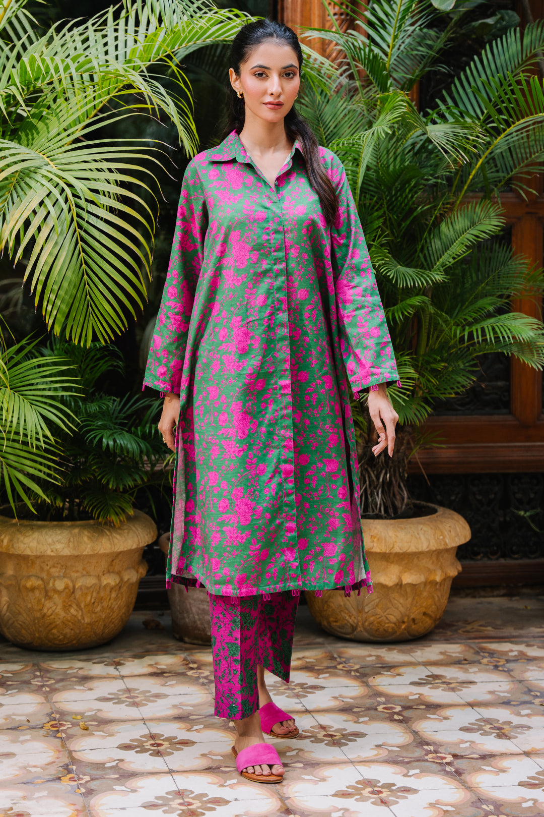 Zellbury | Unstitched 2 Piece Khaddar | Shirt Shalwar - 0258 - Libasekhas