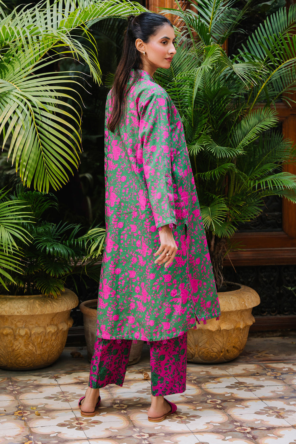 Zellbury | Unstitched 2 Piece Khaddar | Shirt Shalwar - 0258 - Libasekhas