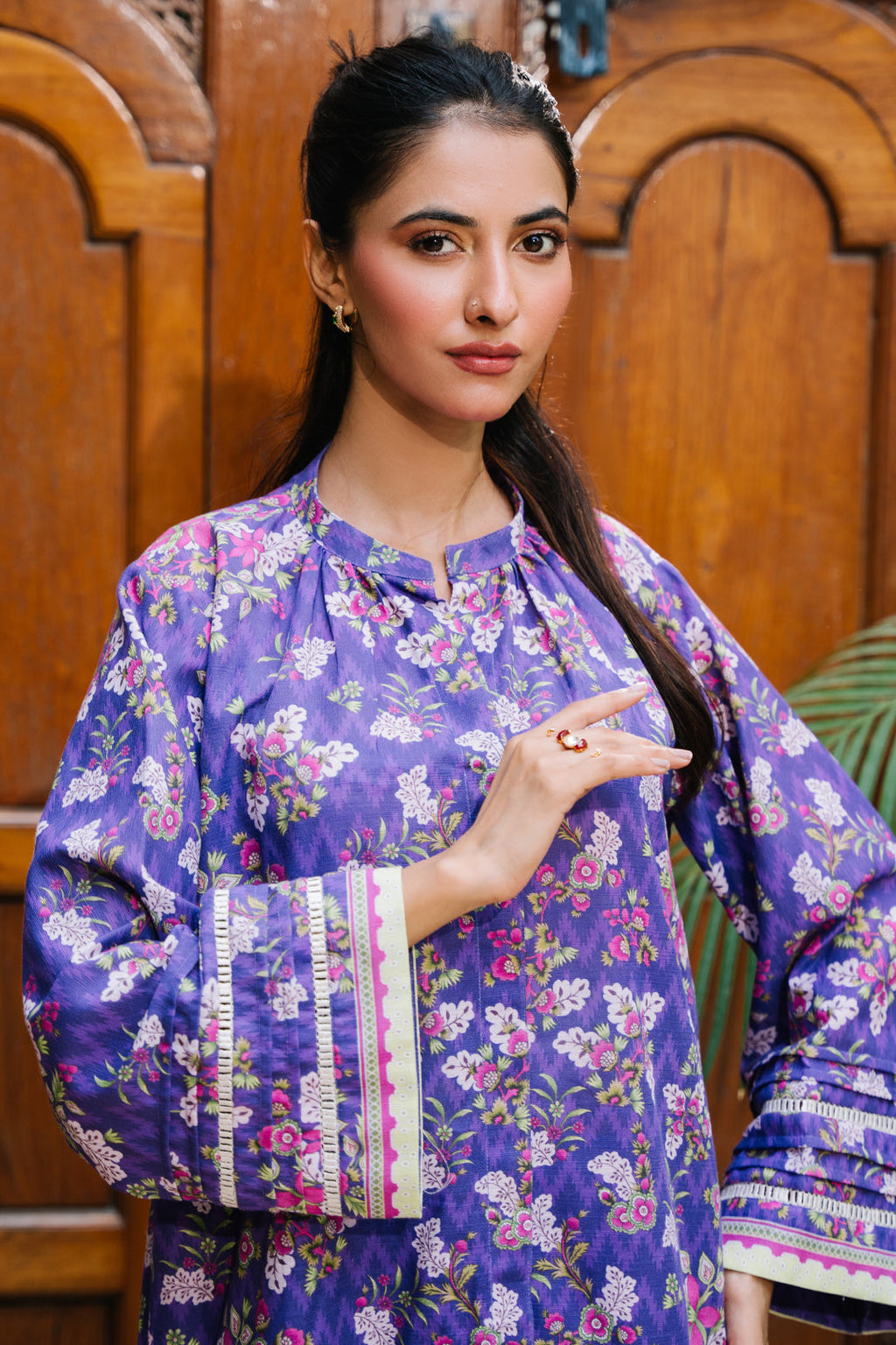 Zellbury | Unstitched 2 Piece Khaddar | Shirt Shalwar - 0259 - Libasekhas