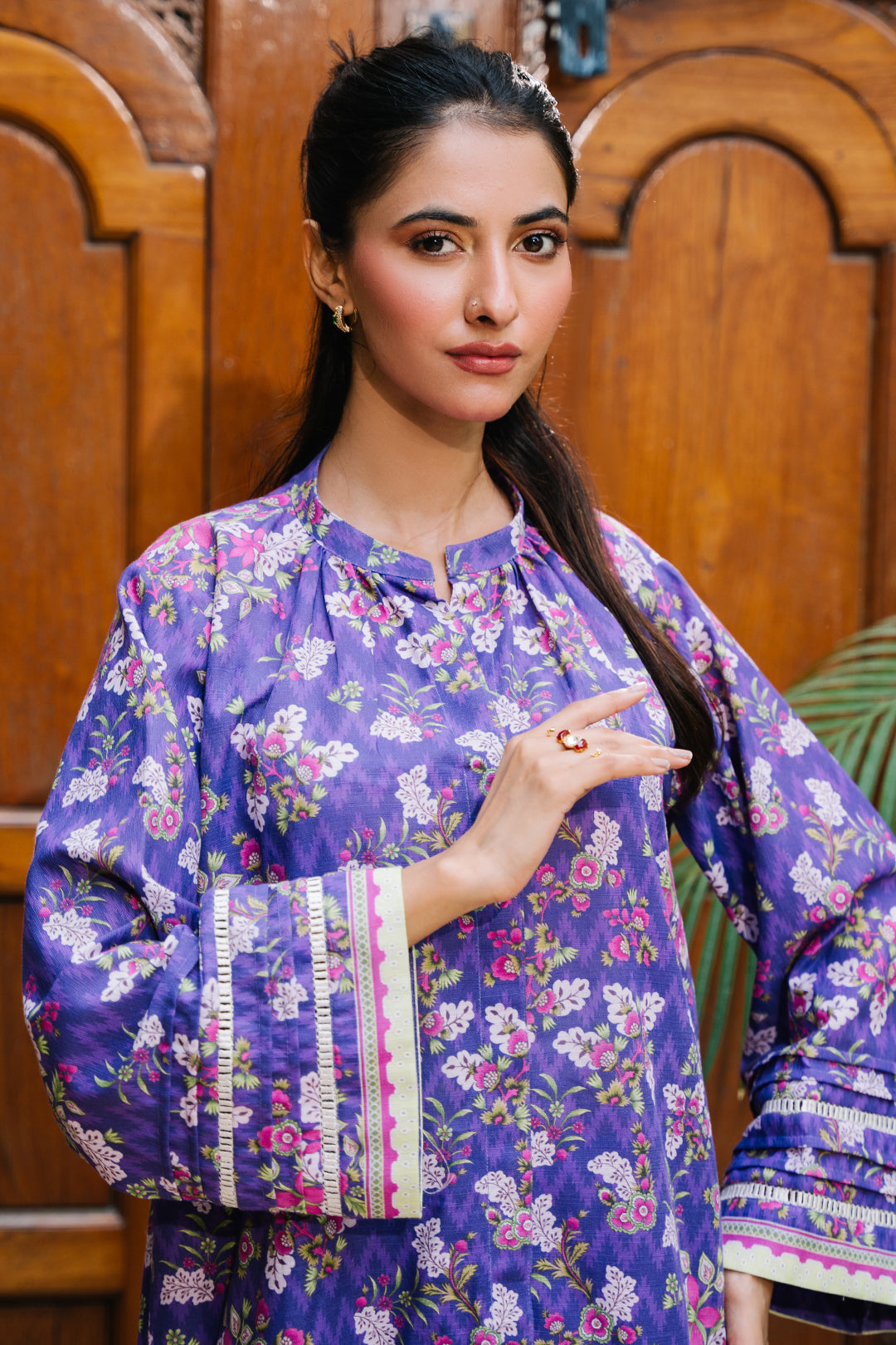 Zellbury | Unstitched 2 Piece Khaddar | Shirt Shalwar - 0259 - Libasekhas