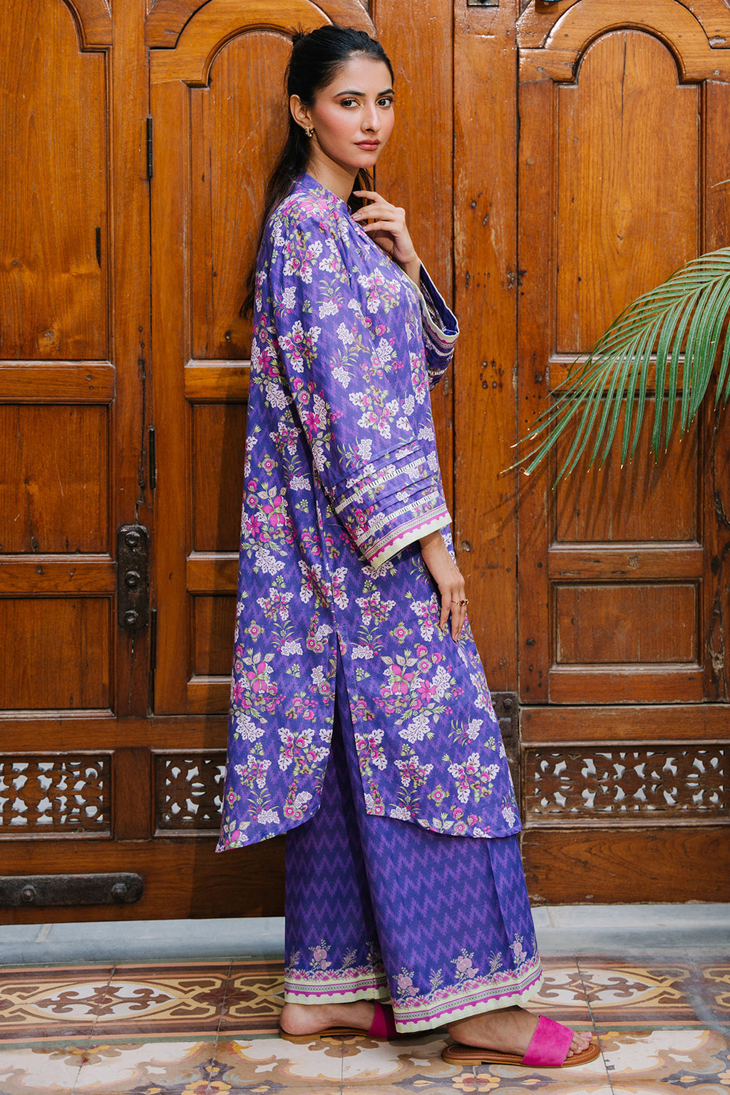 Zellbury | Unstitched 2 Piece Khaddar | Shirt Shalwar - 0259 - Libasekhas