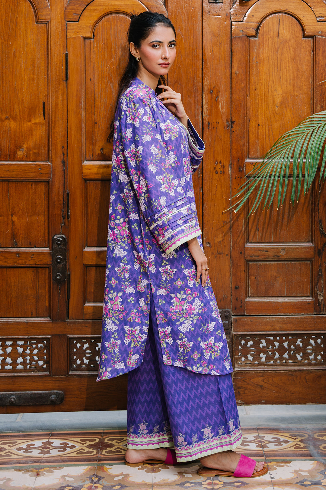 Zellbury | Unstitched 2 Piece Khaddar | Shirt Shalwar - 0259 - Libasekhas
