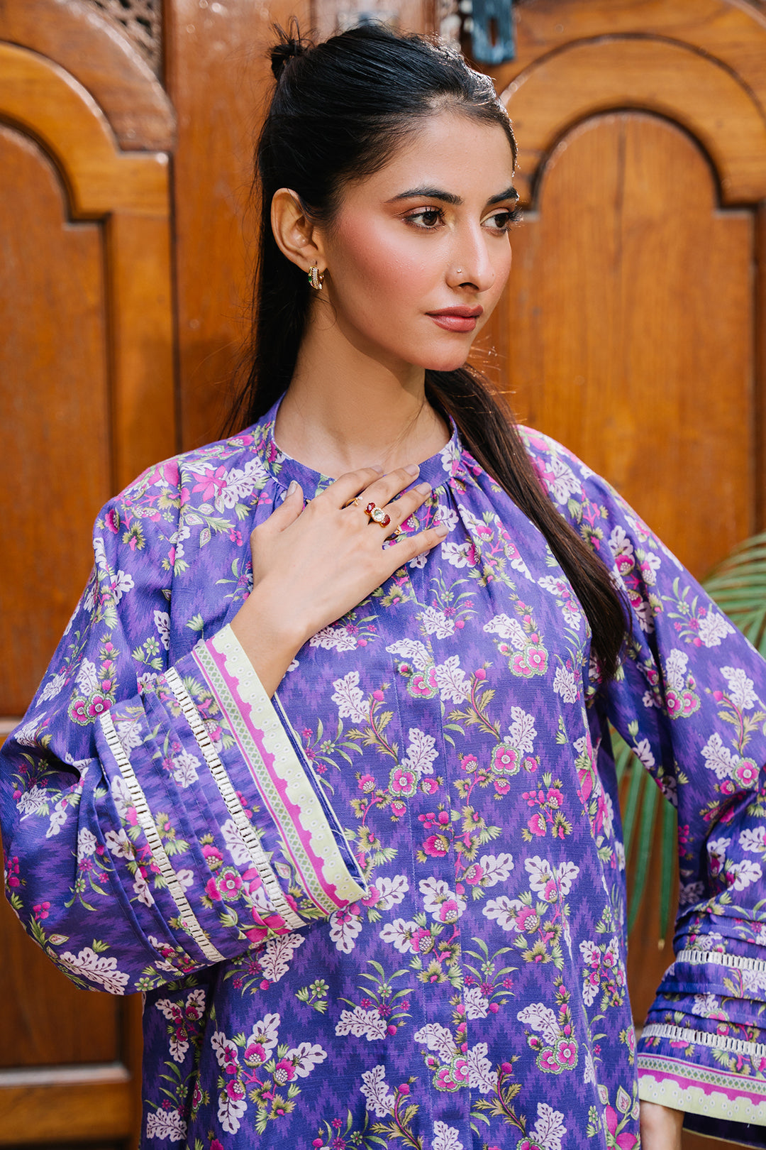 Zellbury | Unstitched 2 Piece Khaddar | Shirt Shalwar - 0259 - Libasekhas