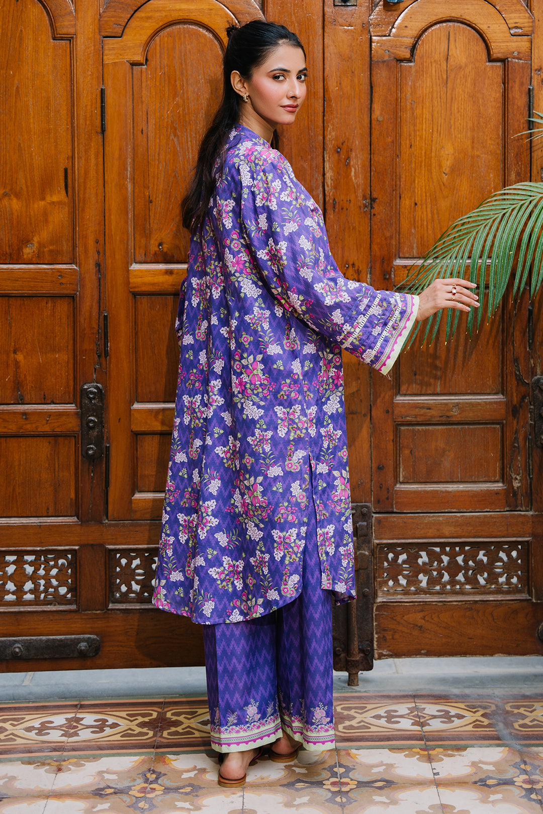Zellbury | Unstitched 2 Piece Khaddar | Shirt Shalwar - 0259 - Libasekhas