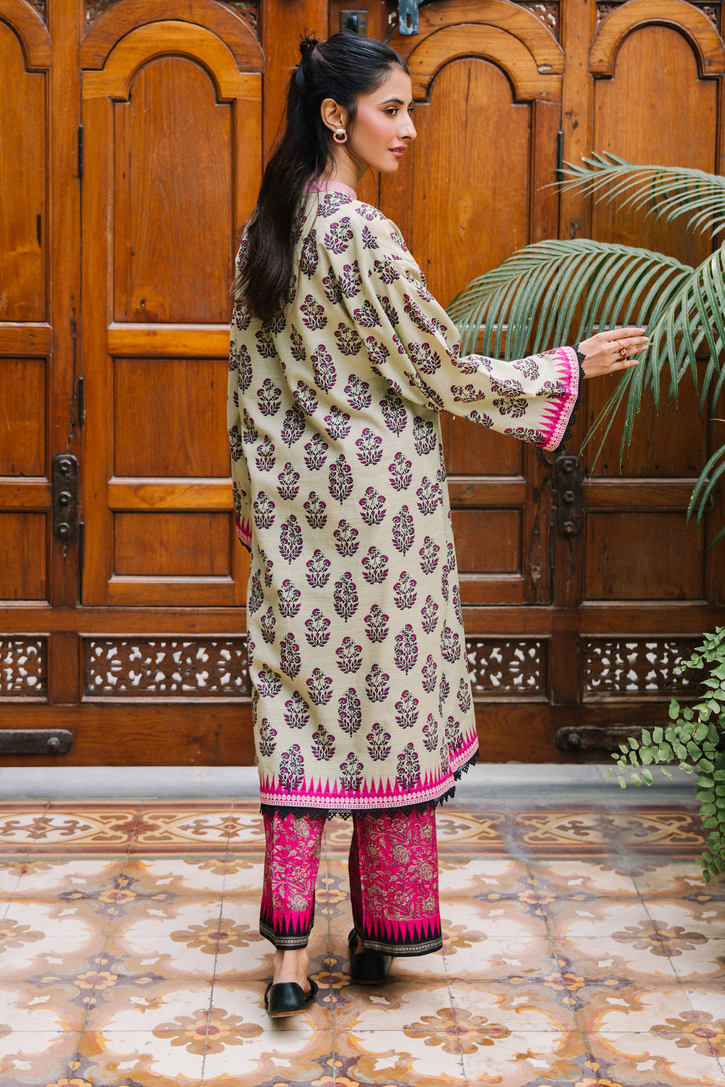 Zellbury | Unstitched 2 Piece Khaddar | Shirt Shalwar - 0260 - Libasekhas