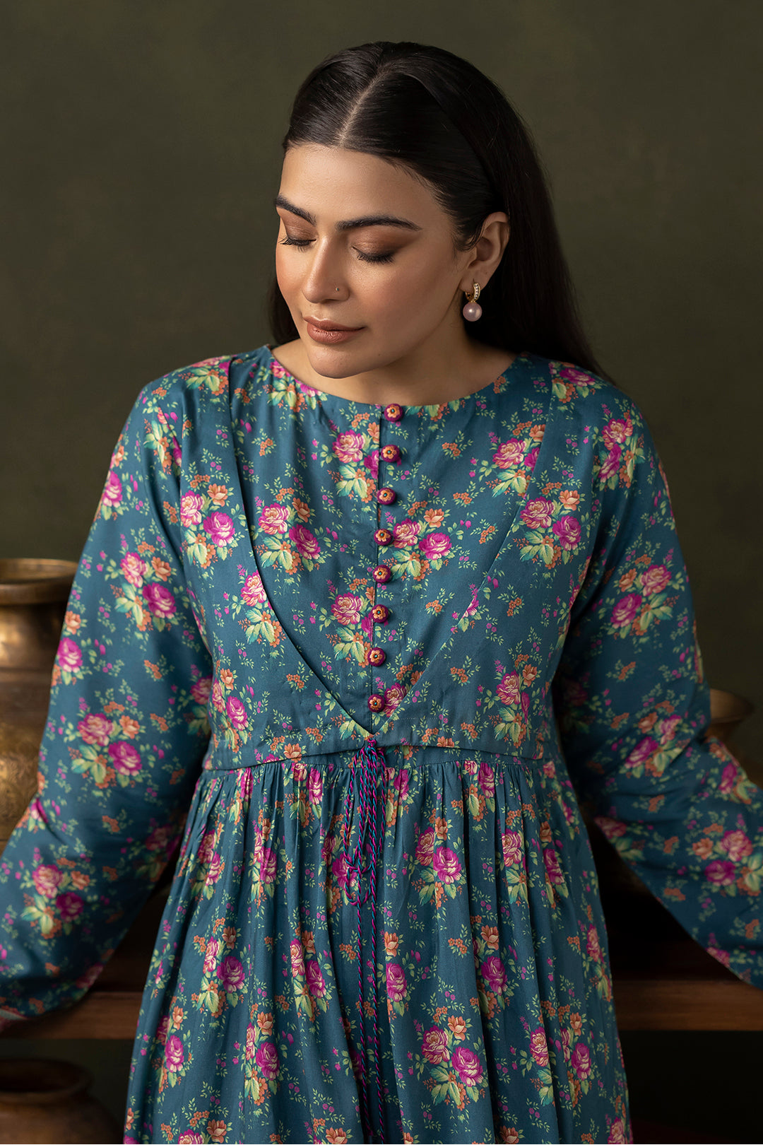 Zellbury | Unstitched 2 Piece Viscose | Shirt Shalwar - 0261 - Libasekhas