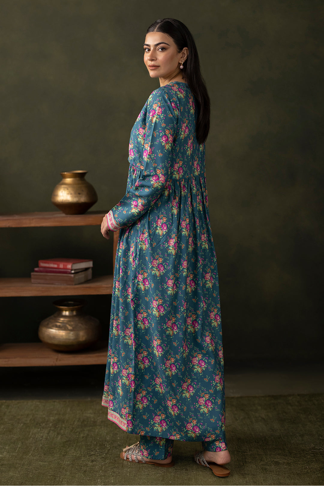 Zellbury | Unstitched 2 Piece Viscose | Shirt Shalwar - 0261 - Libasekhas