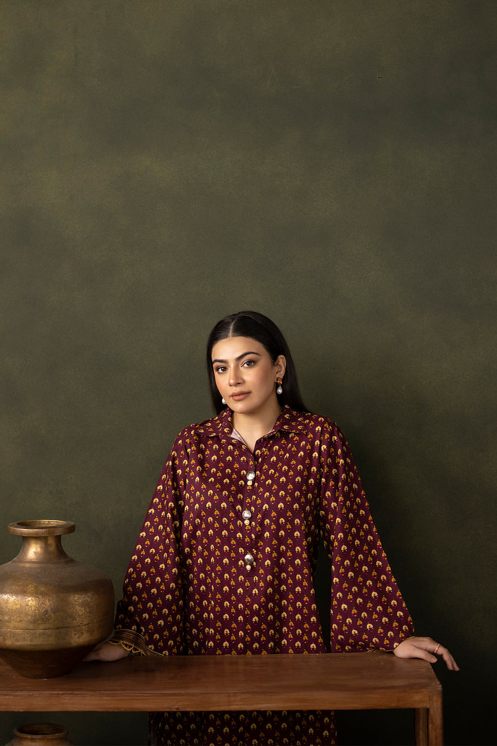 Zellbury | Unstitched 2 Piece Viscose | Shirt Shalwar - 0262 - Libasekhas