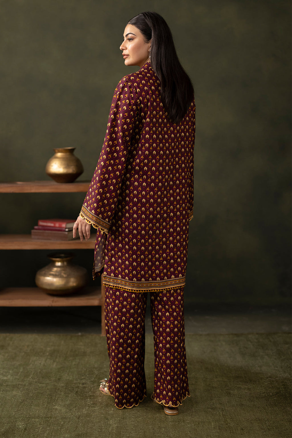 Zellbury | Unstitched 2 Piece Viscose | Shirt Shalwar - 0262 - Libasekhas