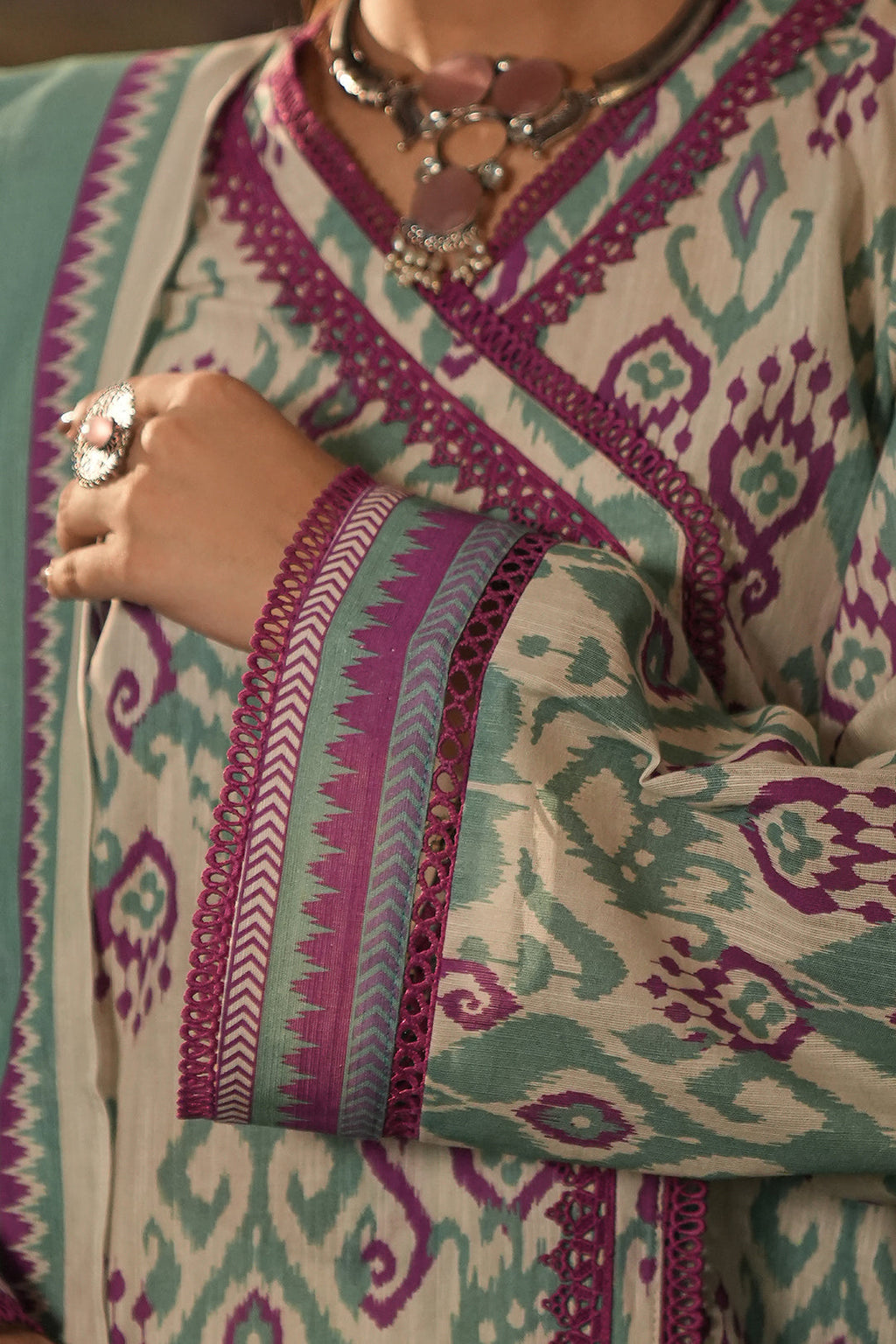 Zellbury | Unstitched 2 Piece Khaddar | Shirt Dupatta - 0333 - Libasekhas