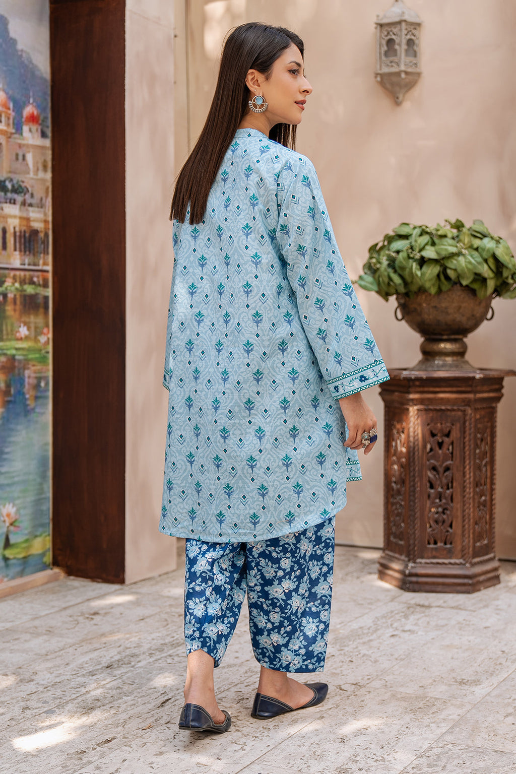 Zellbury | Unstitched 2 Piece Khaddar | Shirt Shalwar - 0337 - Libasekhas