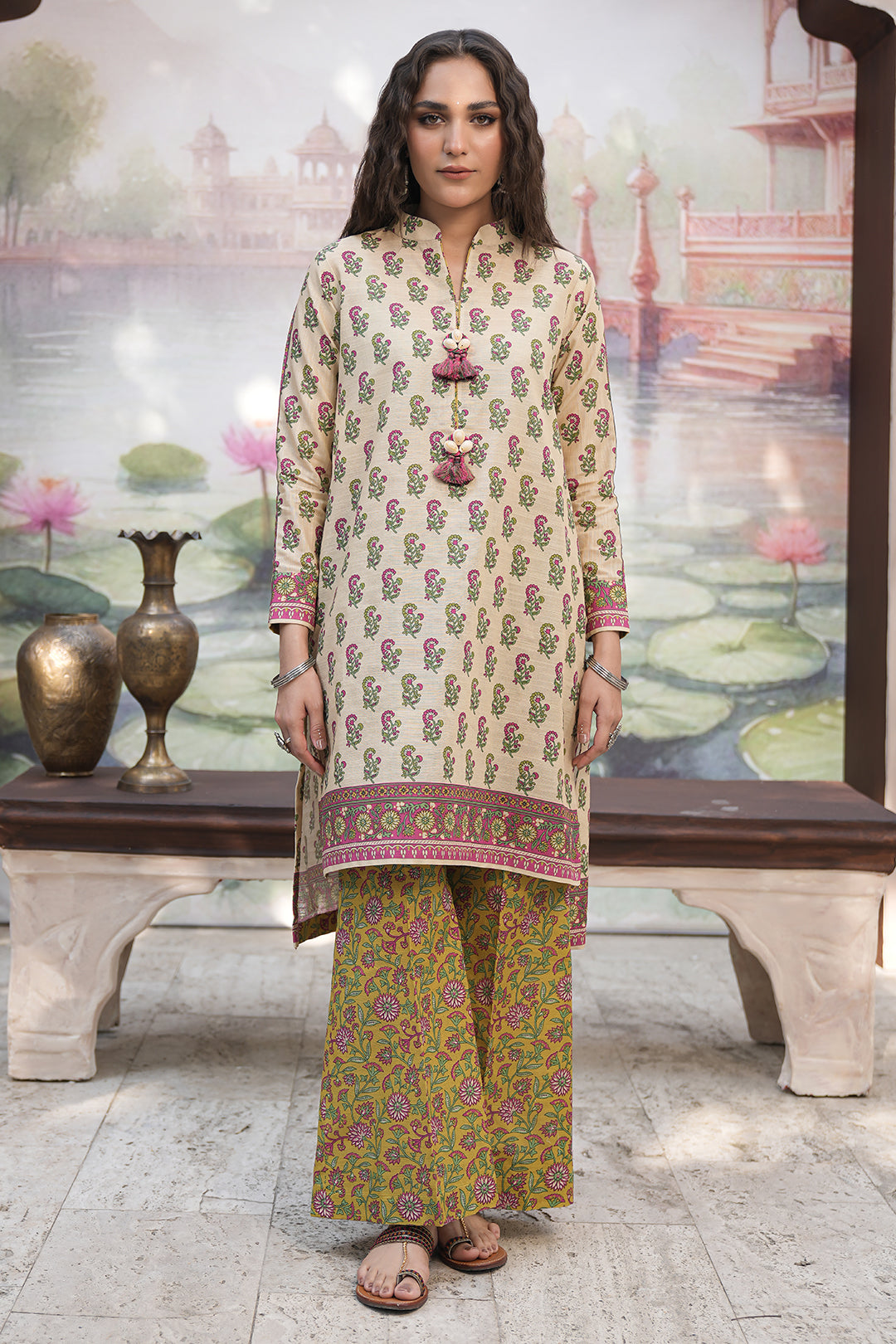 Zellbury | Unstitched 2 Piece Khaddar | Shirt Shalwar - 0338 - Libasekhas