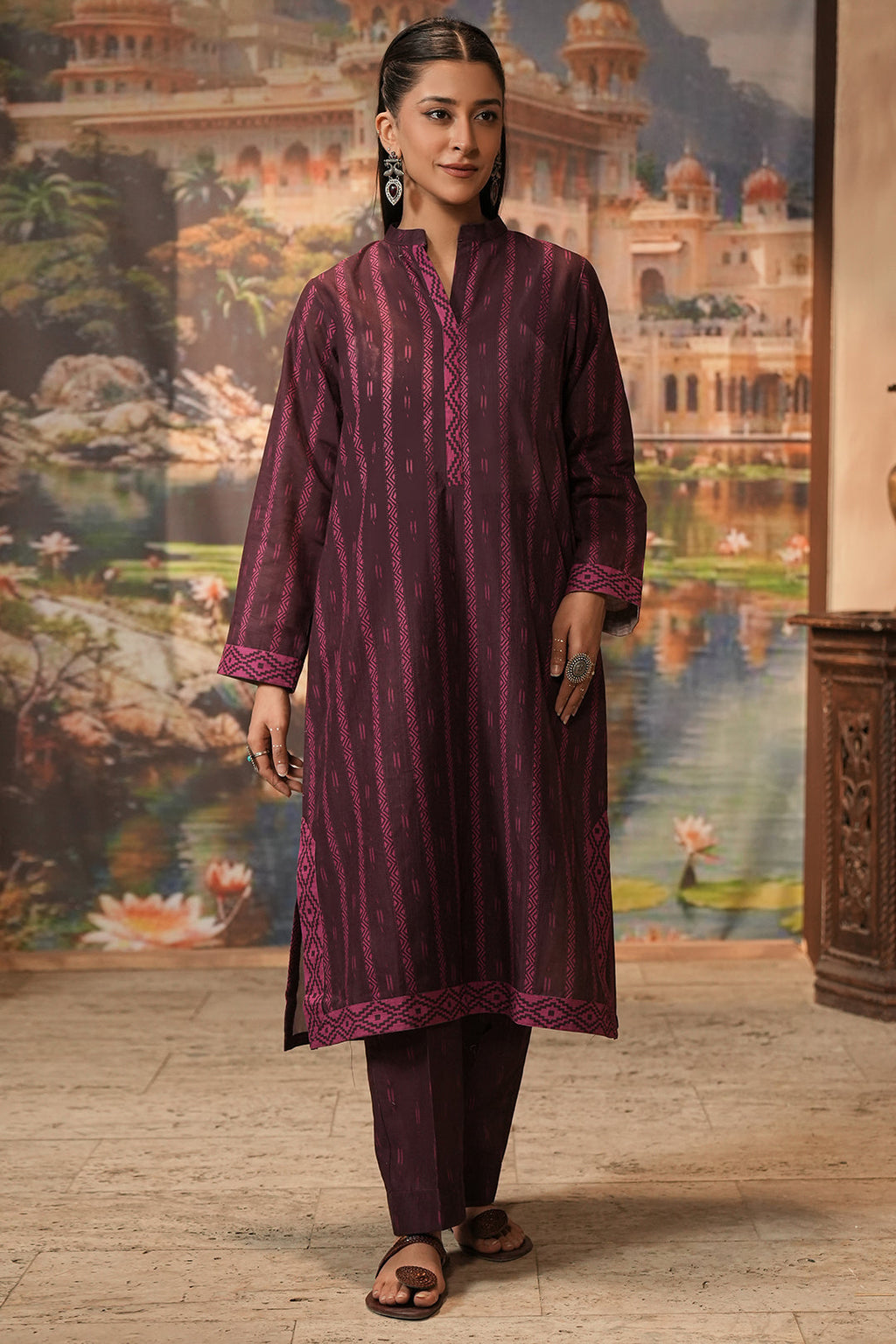 Zellbury | Unstitched 2 Piece Khaddar | Shirt Shalwar - 0343 - Libasekhas
