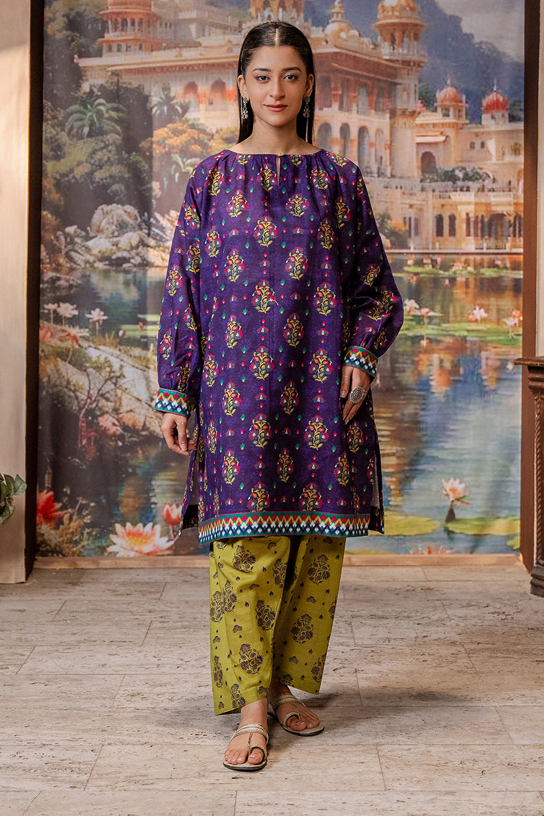 Zellbury | Unstitched 2 Piece Khaddar | Shirt Shalwar - 0429 - Libasekhas