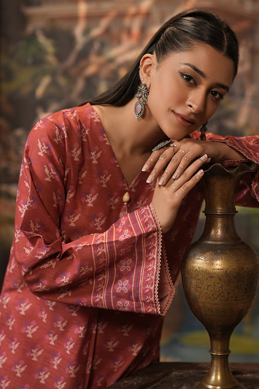 Zellbury | Unstitched 2 Piece Khaddar | Shirt Shalwar - 0430 - Libasekhas