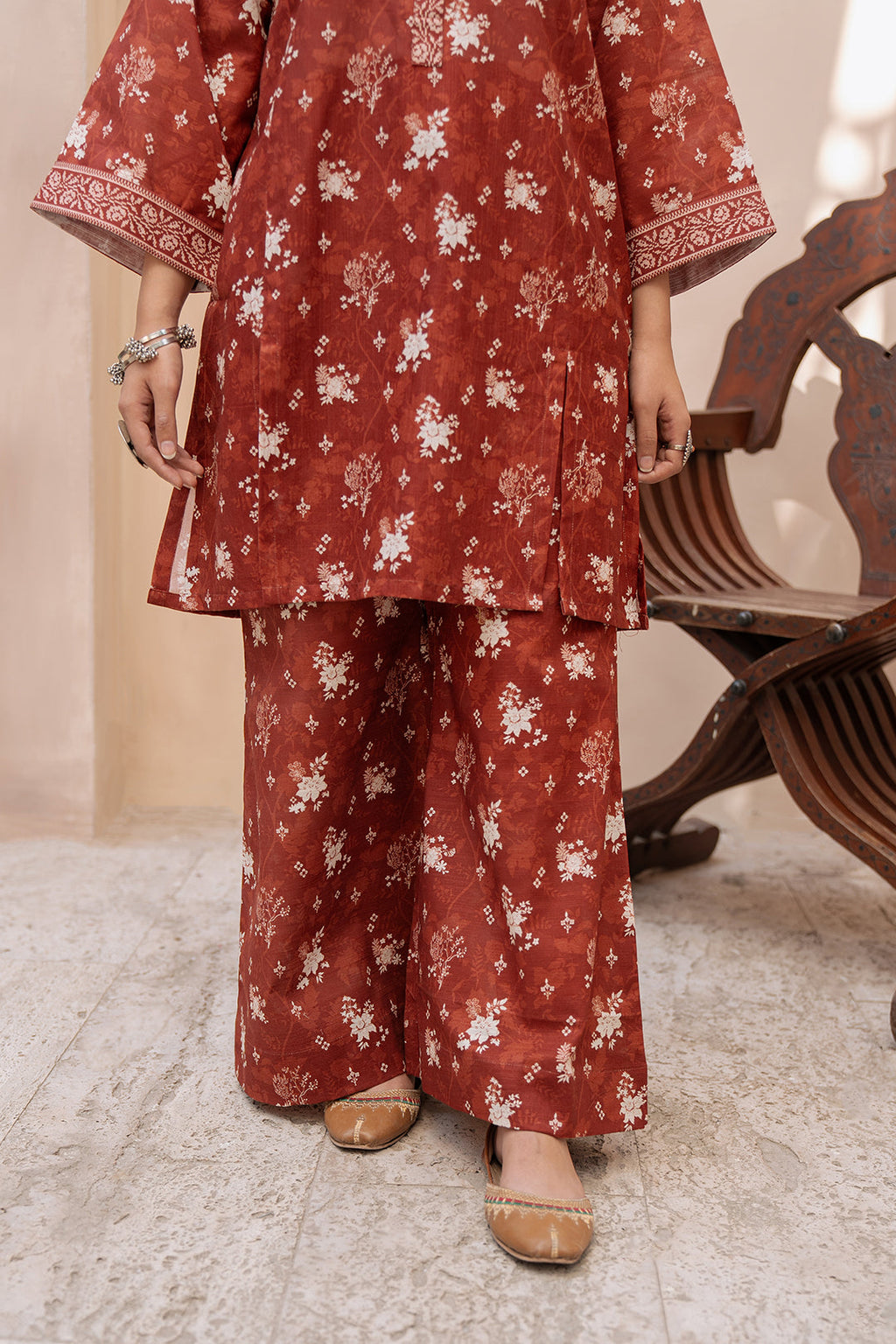 Zellbury | Unstitched 2 Piece Khaddar | Shirt Shalwar - 0434 - Libasekhas