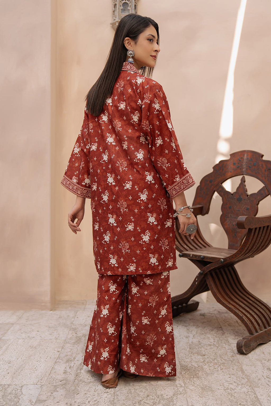 Zellbury | Unstitched 2 Piece Khaddar | Shirt Shalwar - 0434 - Libasekhas