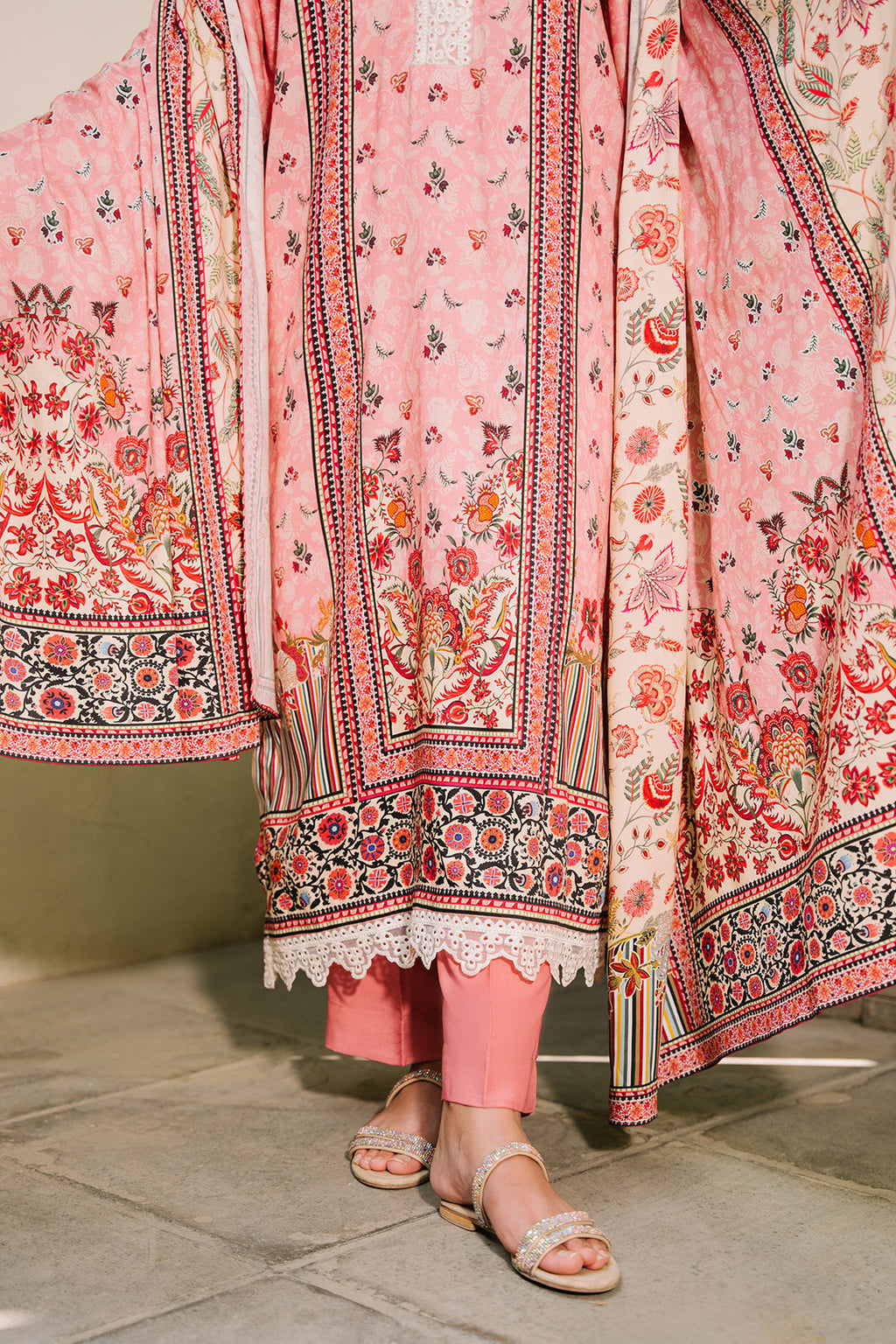 Zellbury | Unstitched 3 Piece Viscose | Shirt Shalwar Dupatta - 0199 - Libasekhas