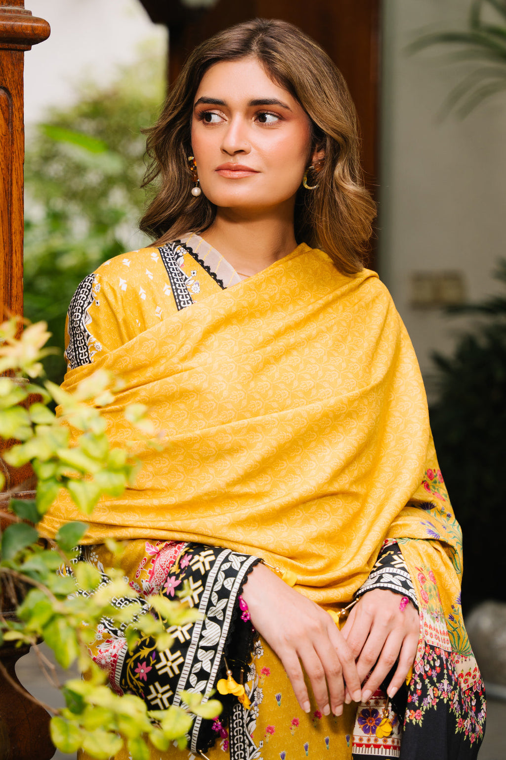 Zellbury | Unstitched 3 Piece Viscose | Shirt Shalwar Dupatta - 0205 - Libasekhas