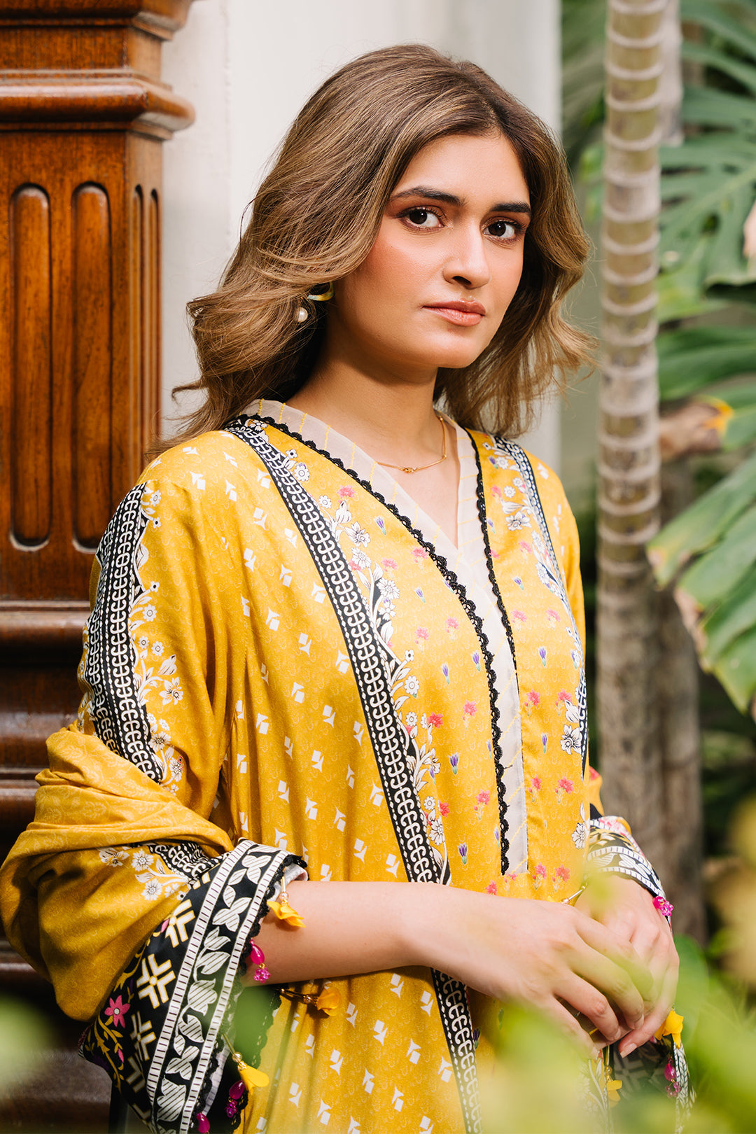 Zellbury | Unstitched 3 Piece Viscose | Shirt Shalwar Dupatta - 0205 - Libasekhas
