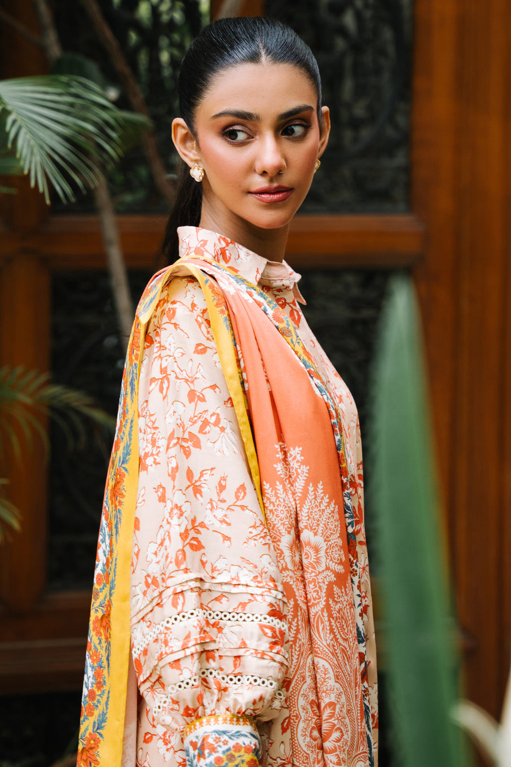Zellbury | Unstitched 3 Piece Viscose | Shirt Shalwar Dupatta - 0207 - Libasekhas