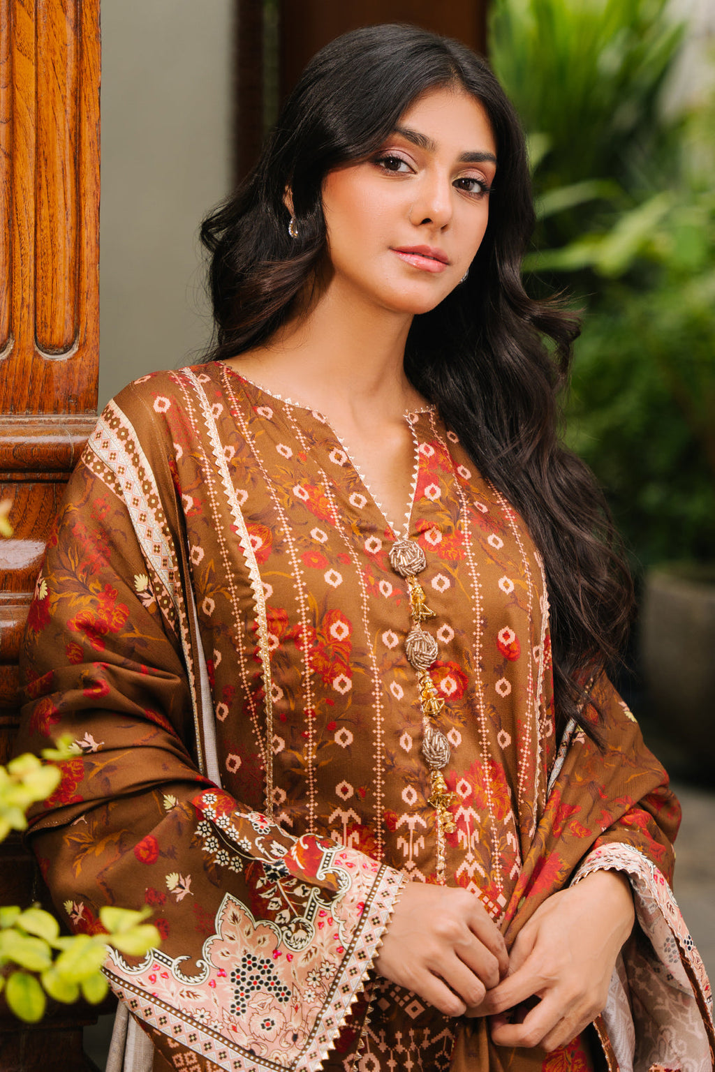 Zellbury | Unstitched 3 Piece Cotail | Shirt Shalwar Dupatta - 0217 - Libasekhas