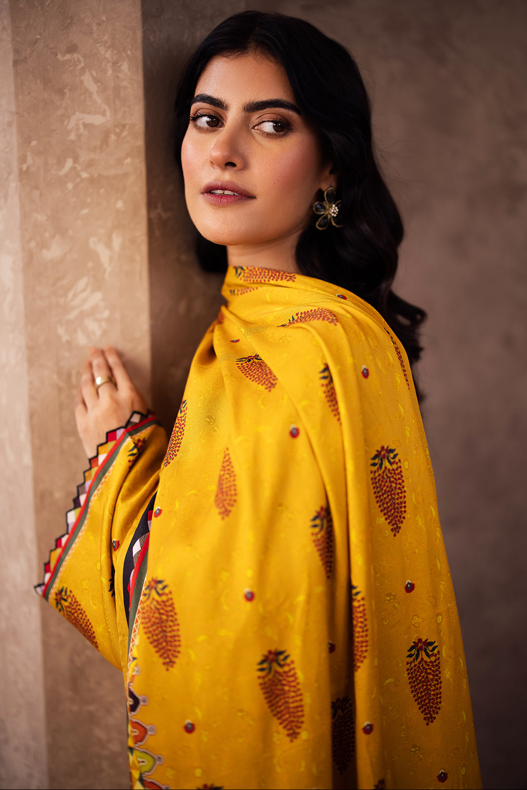 Zellbury | Unstitched 3 Piece Cotail | Shirt Shalwar Dupatta - 0218 - Libasekhas