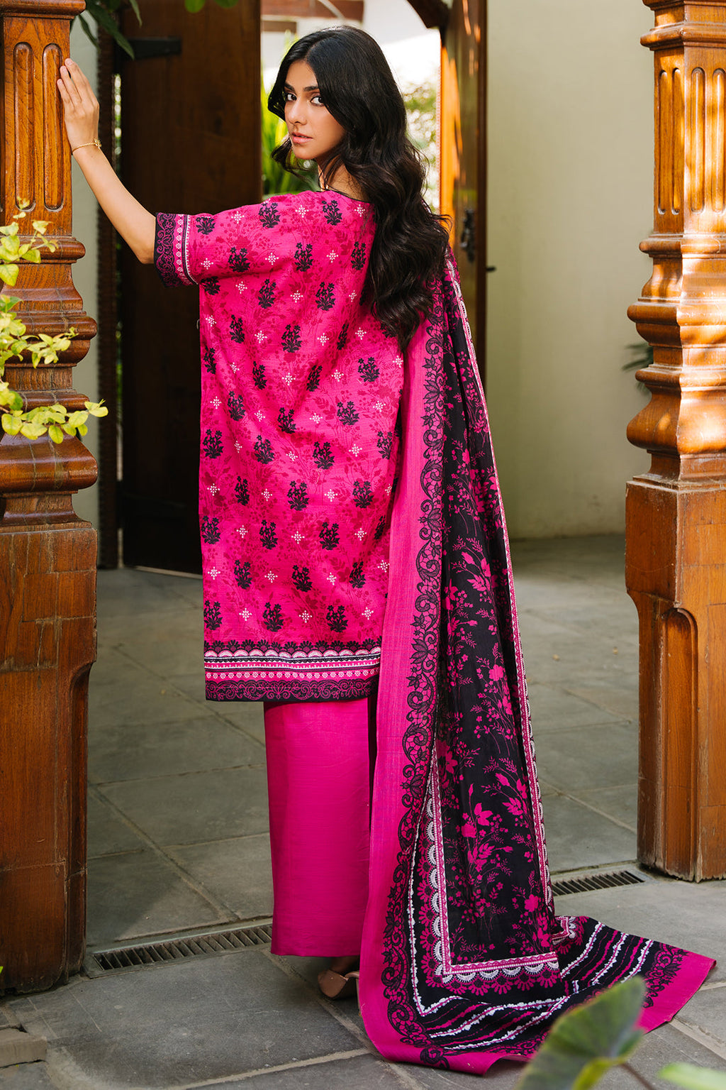 Zellbury | Unstitched 3 Piece Khaddar | Shirt Shalwar Dupatta - 0272 - Libasekhas