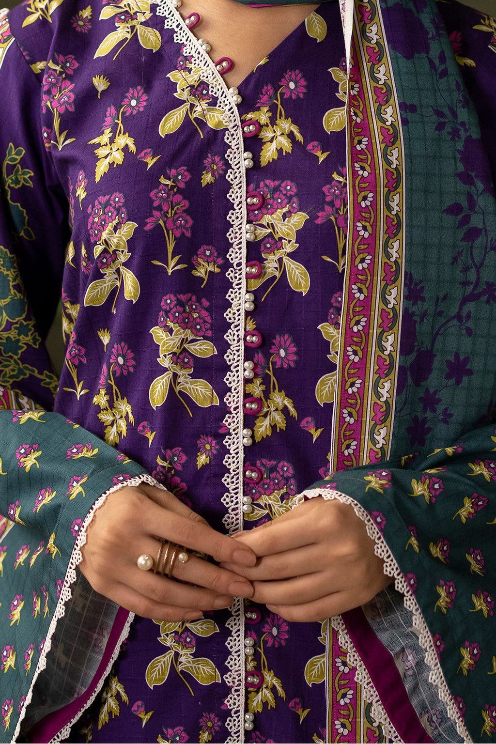 Zellbury | Unstitched 3 Piece Khaddar | Shirt Shalwar Dupatta - 0279 - Libasekhas