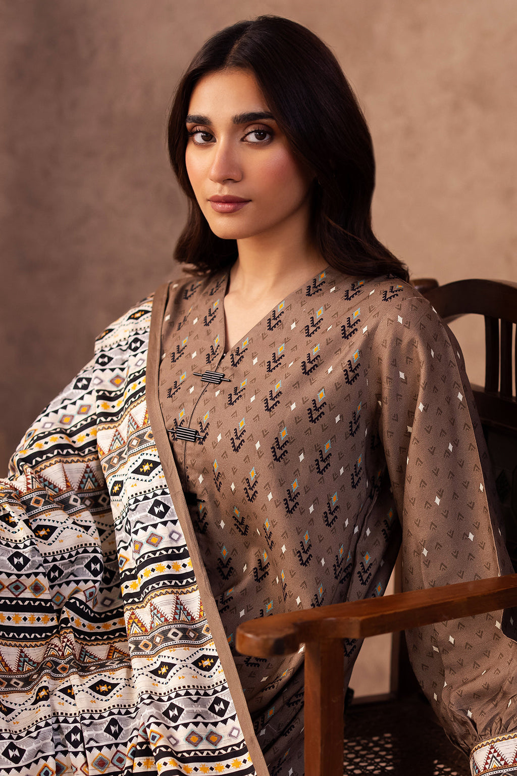 Zellbury | Unstitched 3 Piece Viscose | Shirt Shalwar Dupatta - 0293 - Libasekhas