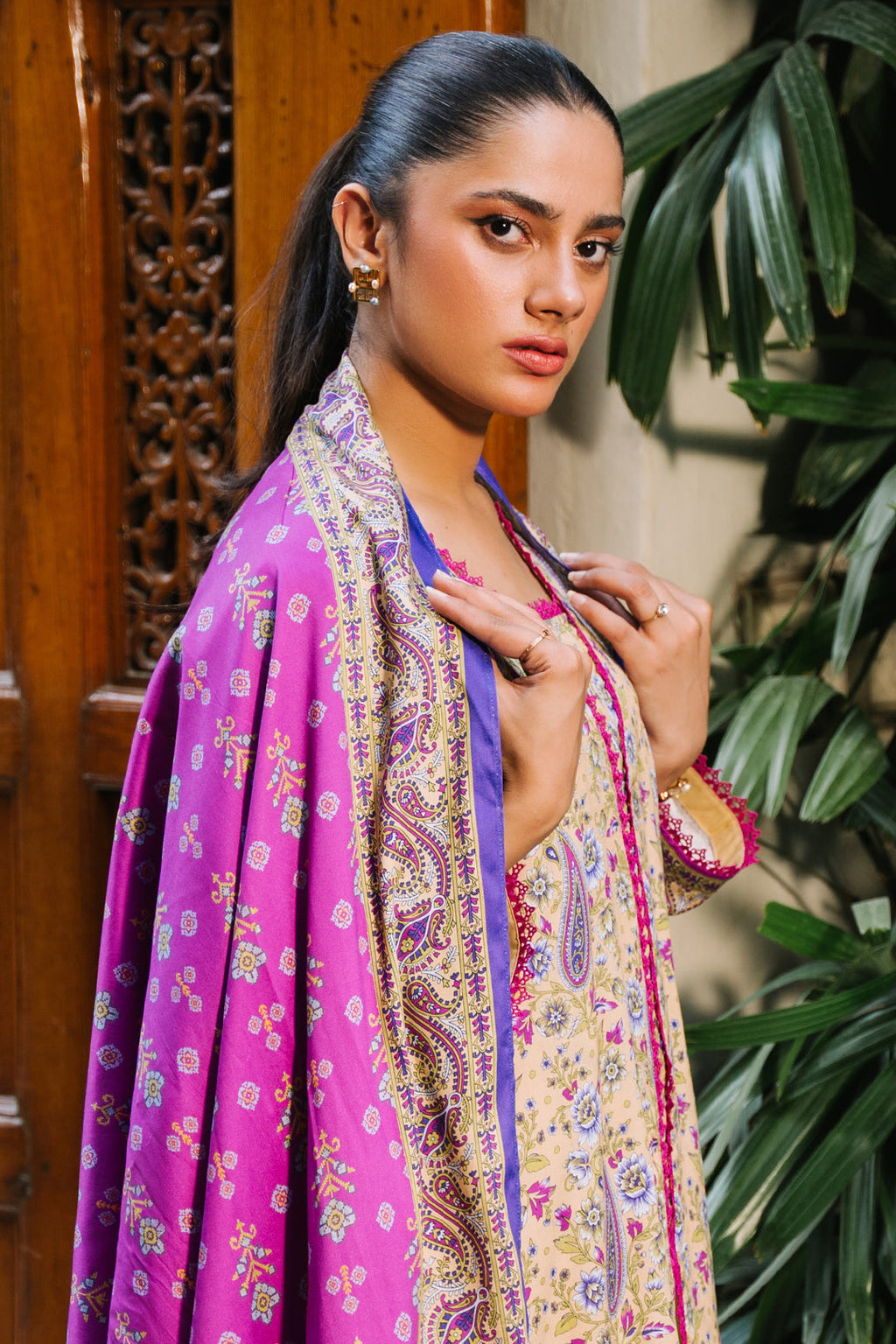 Zellbury | Unstitched 3 Piece Viscose | Shirt Shalwar Dupatta - 0297 - Libasekhas