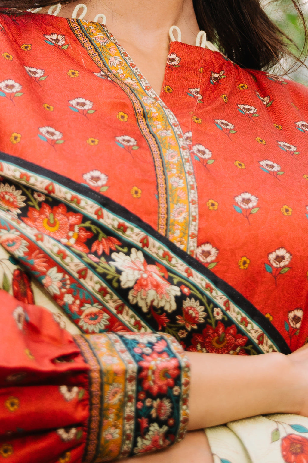 Zellbury | Unstitched 3 Piece Cotail | Shirt Shalwar Dupatta - 0307 - Libasekhas