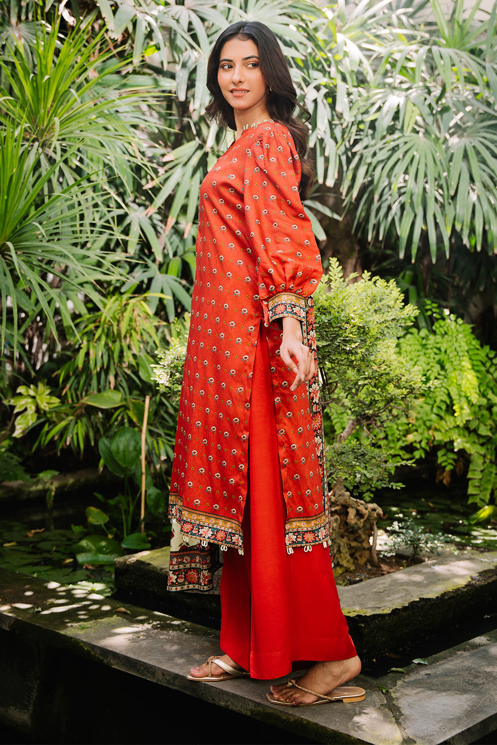 Zellbury | Unstitched 3 Piece Cotail | Shirt Shalwar Dupatta - 0307 - Libasekhas