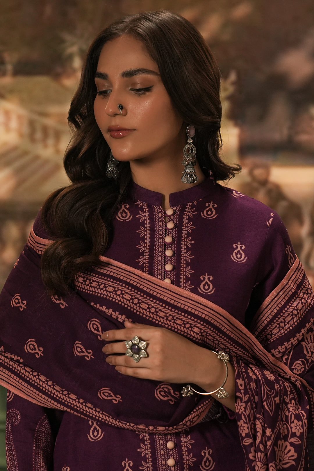 Zellbury | Unstitched 3 Piece Khaddar | Shirt Shalwar Dupatta - 0360 - Libasekhas