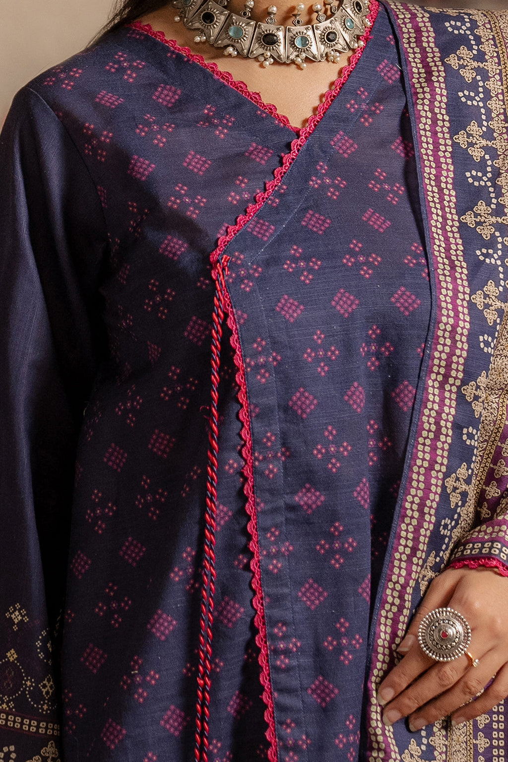 Zellbury | Unstitched 3 Piece Khaddar | Shirt Shalwar Dupatta - 0363 - Libasekhas