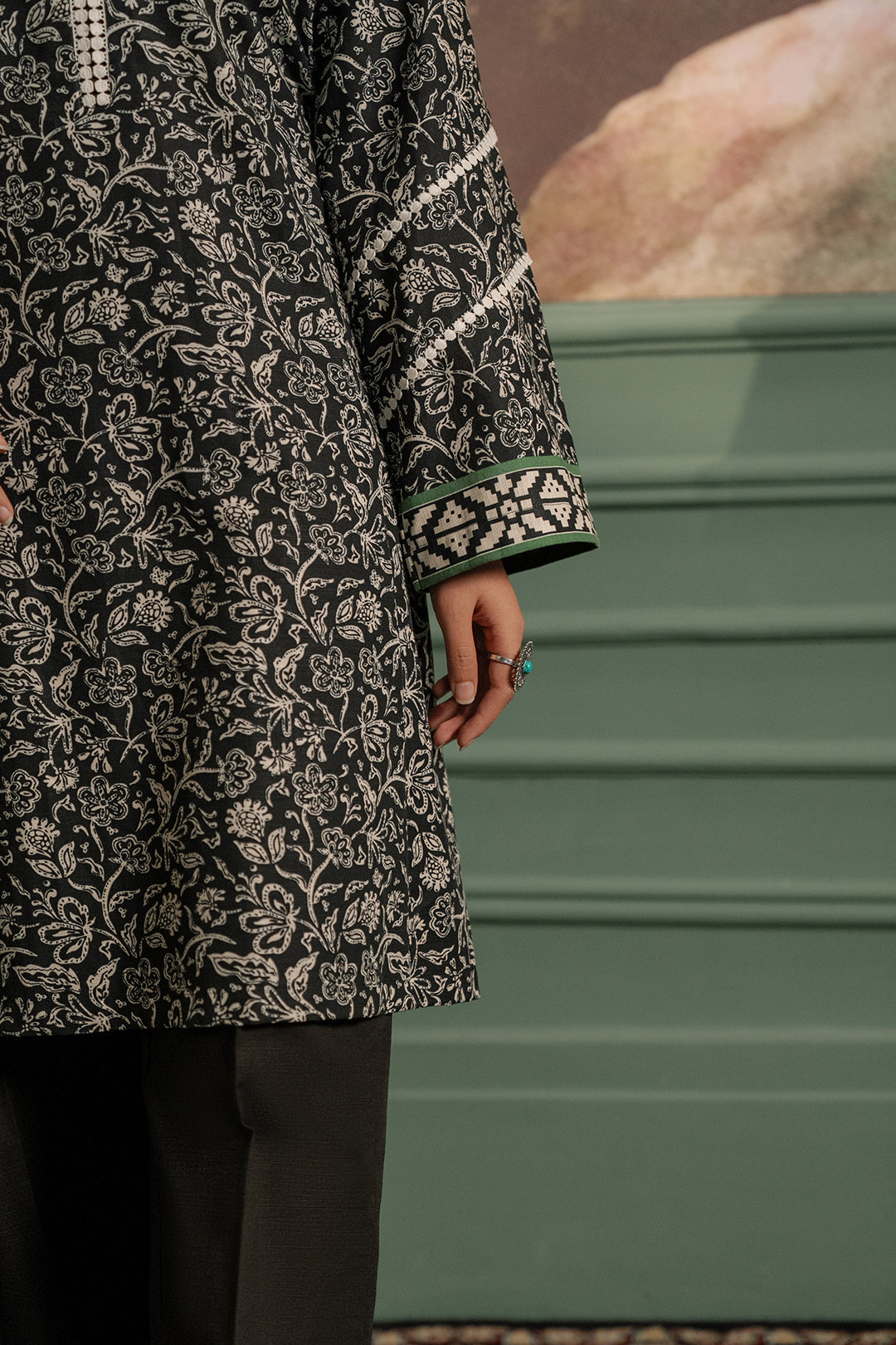 Zellbury | Unstitched 3 Piece Khaddar | Shirt Shalwar Dupatta - 0366 - Libasekhas
