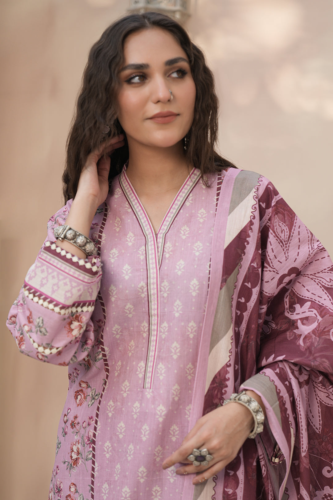 Zellbury | Unstitched 3 Piece Khaddar | Shirt Shalwar Dupatta - 0369 - Libasekhas
