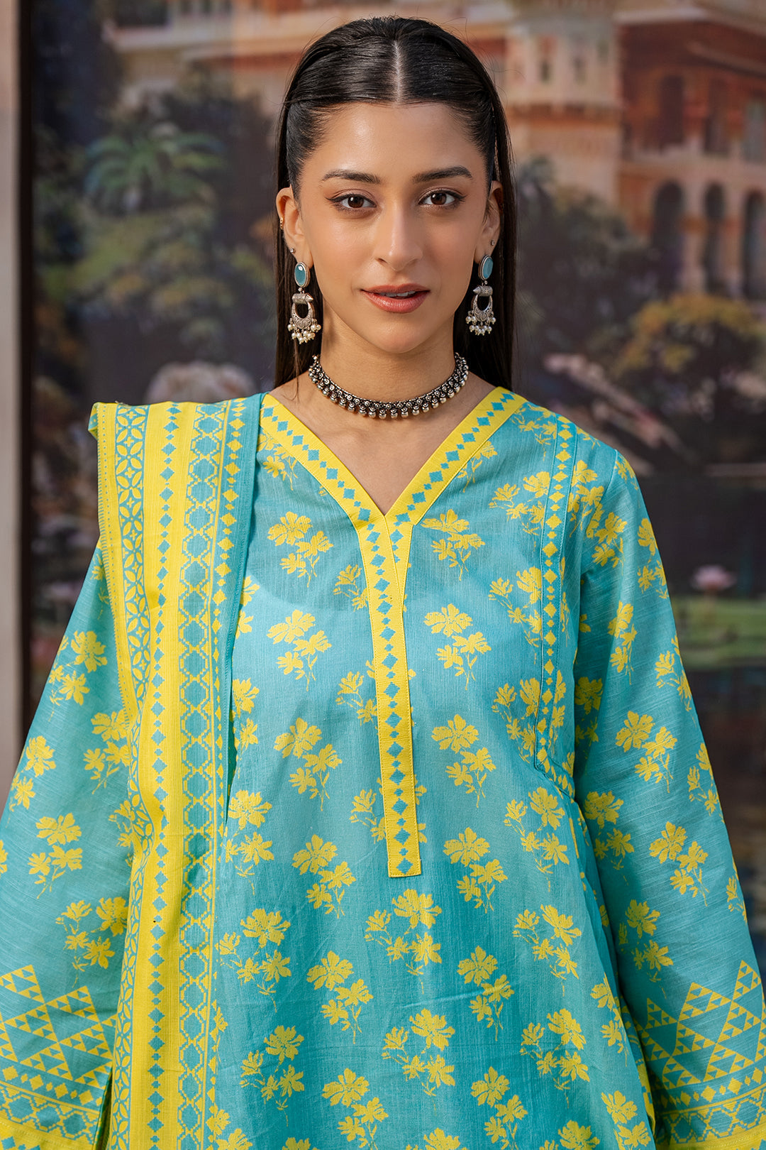 Zellbury | Unstitched 3 Piece Khaddar | Shirt Shalwar Dupatta - 0370 - Libasekhas