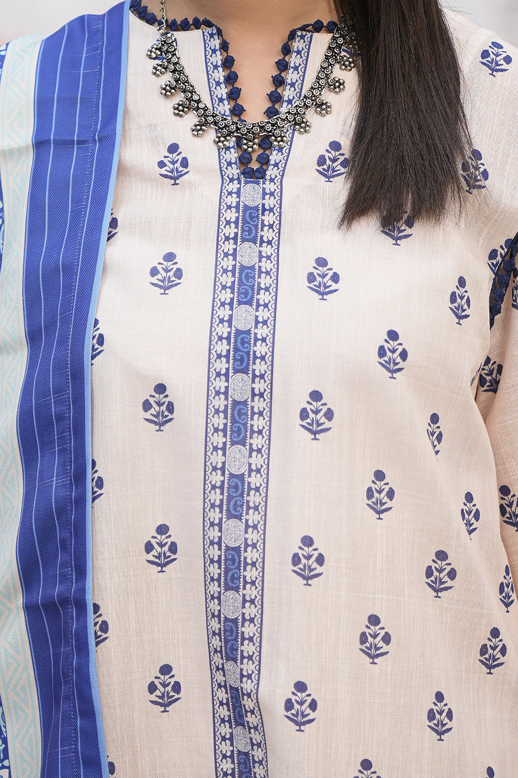 Zellbury | Unstitched 3 Piece Khaddar | Shirt Shalwar Shawl - 0382 - Libasekhas