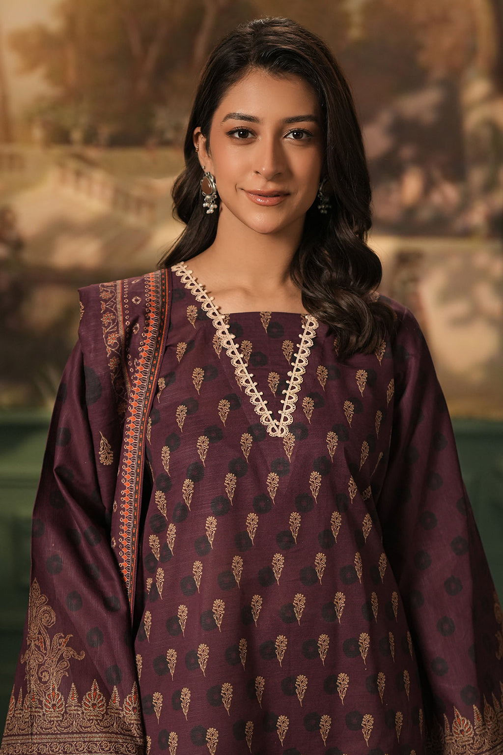 Zellbury | Unstitched 3 Piece Khaddar | Shirt Shalwar Dupatta - 0396 - Libasekhas