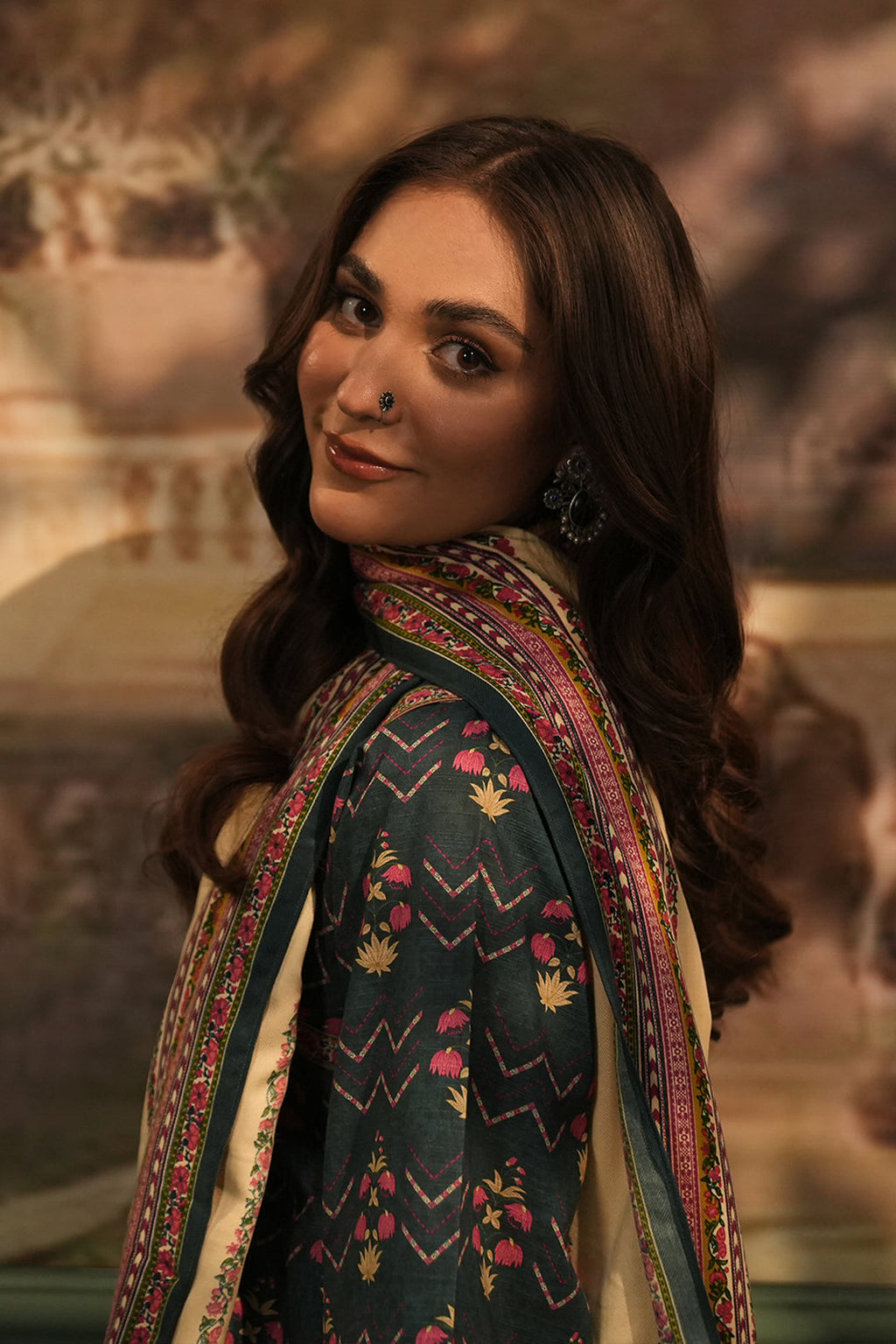 Zellbury | Unstitched 3 Piece Khaddar | Shirt Shalwar Shawl - 0459 - Libasekhas